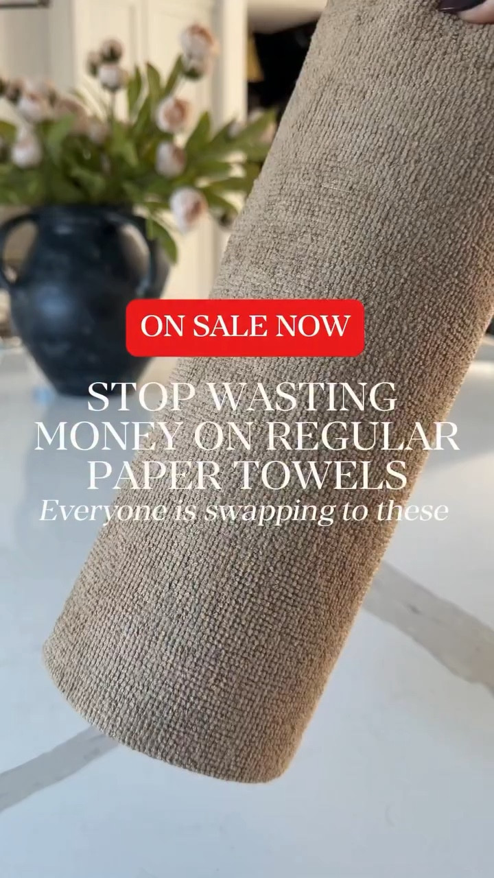 I stopped buying regular paper towels after finding these. These tear-away microfiber towels absorb more, clean better, and you just toss them in the wash and reuse them. Available in so many colors to match any kitchen. 

One roll replaces so many paper towels. 🌿🌎

#LTKHome