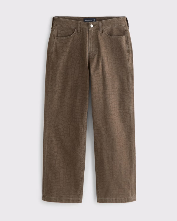 Men's Baggy 5-Pocket Pant | Men's Bottoms | Abercrombie.com | Abercrombie & Fitch (US)