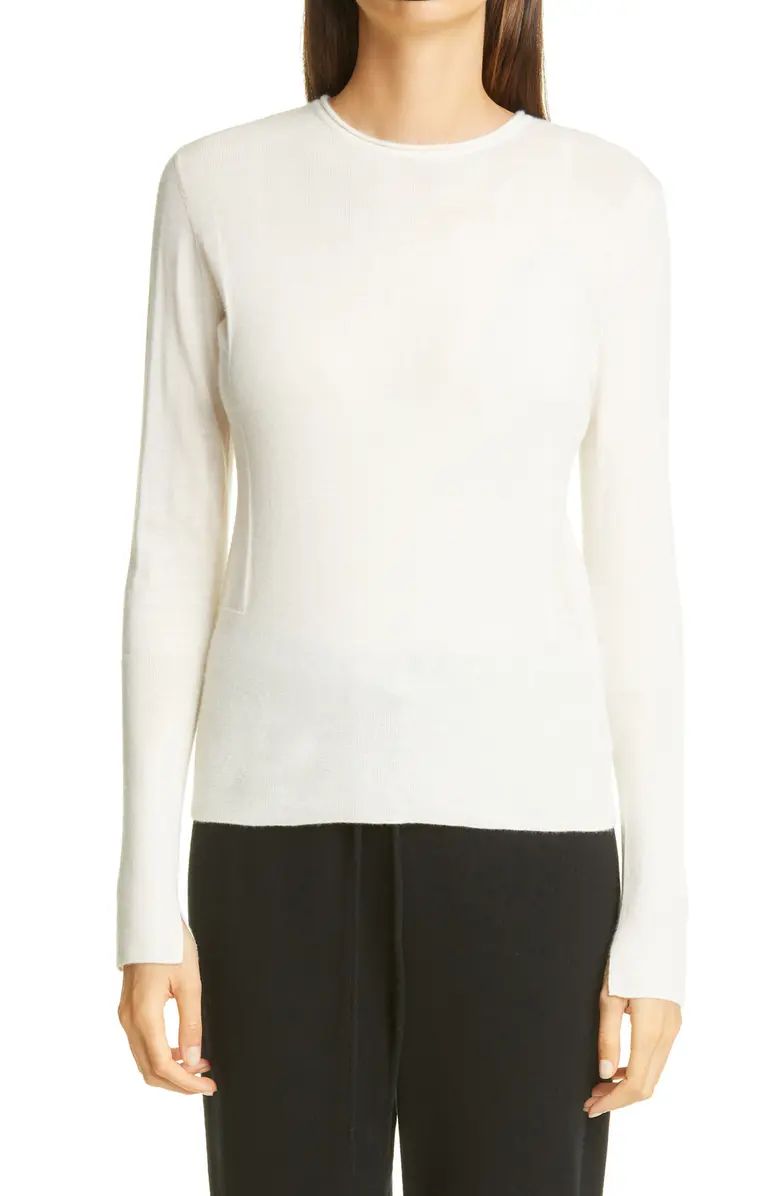 St. John Collection Fitted Cashmere Crewneck Sweater | Nordstrom | Nordstrom