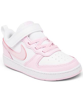 Nike Toddler Girls Court Borough Low 2 Stay-Put Closure Casual Sneakers from Finish Line & Review... | Macys (US)