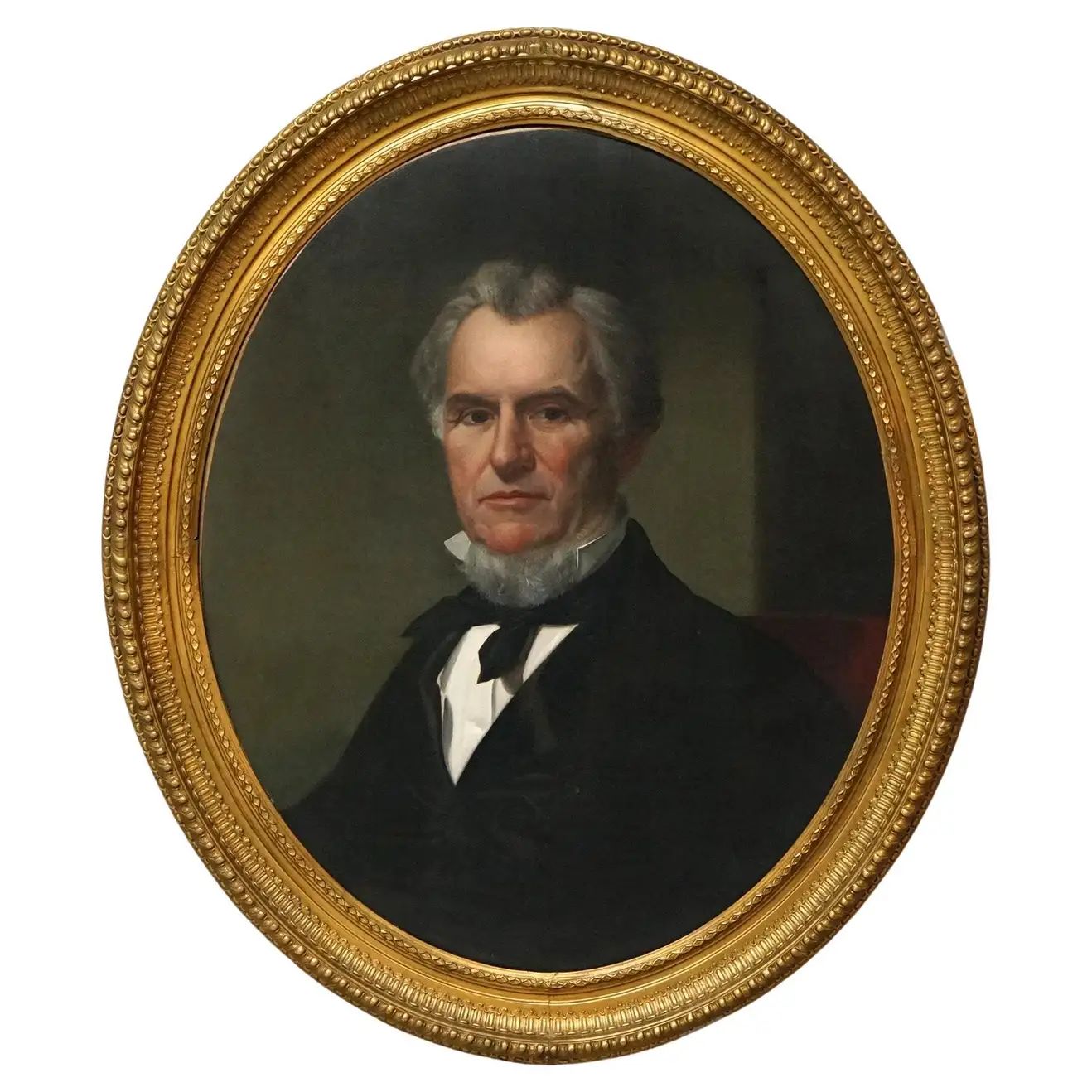 Antique Portrait Painting of a Gentleman, 19th C | 1stDibs