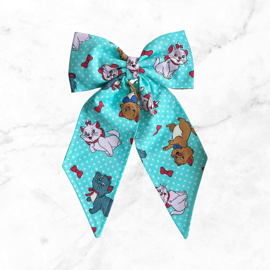 Aristocats Disney Hair Bow With Alligator Clip Backing - Etsy | Etsy (US)