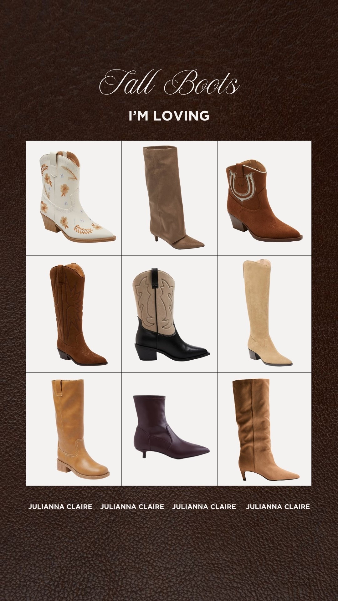 Favorite fall boots for 2026 🍂

#LTKootd #LTKgrwm #LTKSeasonal