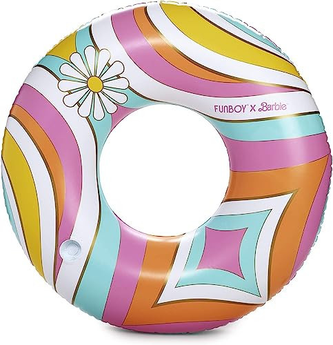 FUNBOY & Malibu Barbie Luxury Inflatable Summer Tube Float - Water Inflatable with Cup Holder Medium | Amazon (US)
