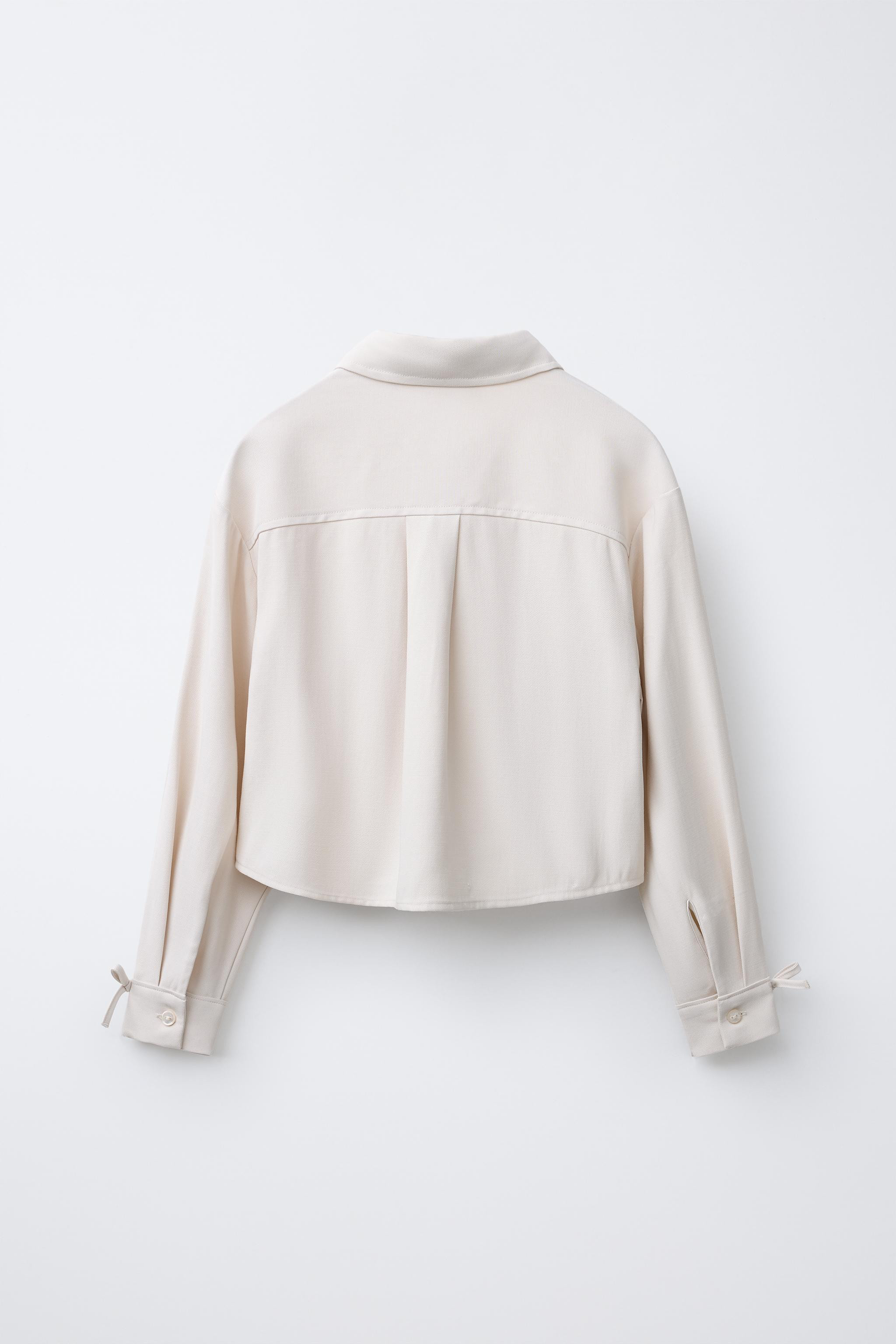 FLOWY SHIRT WITH BOWS | Zara US
