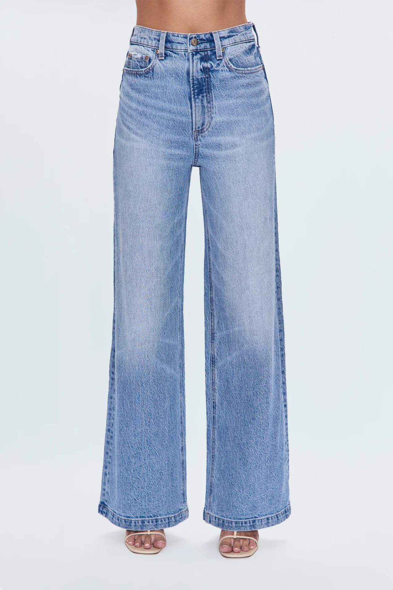 Lana High Rise Ultra Wide Leg Jean - Break | Pistola Denim