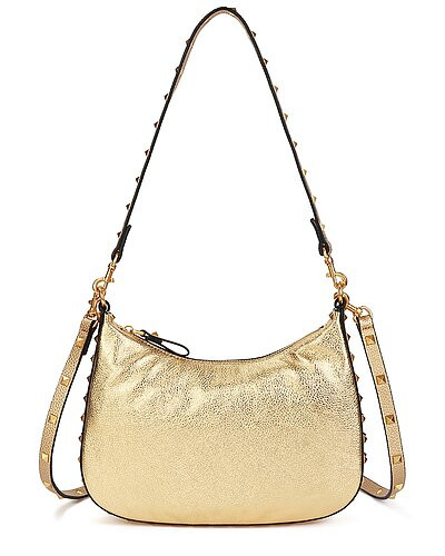 Top-Grain Leather Studded Crossbody | Gilt & Gilt City