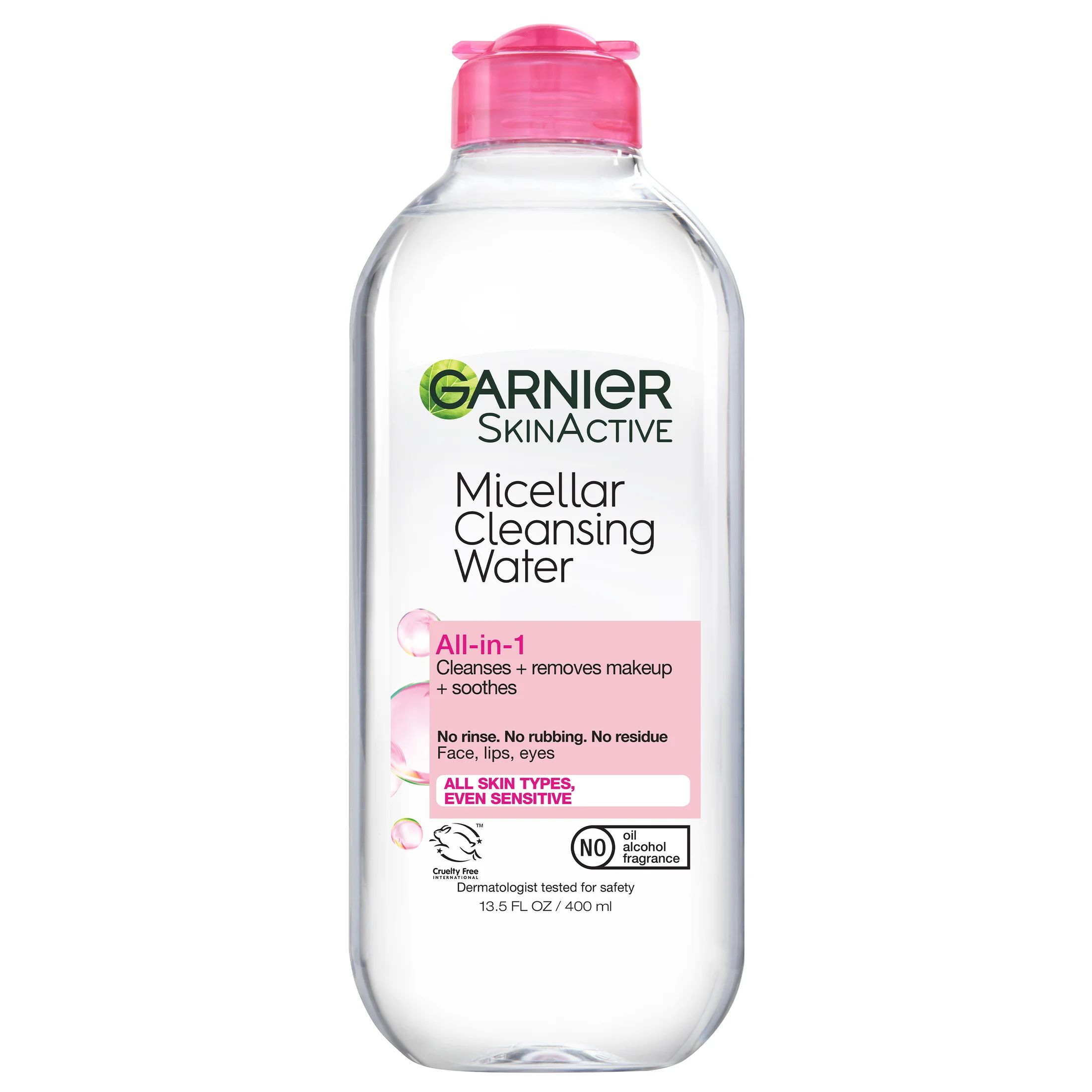 Garnier SkinActive Micellar Cleansing Water All in 1 Makeup Remover Cleanses, 13.5 fl oz | Walmart (US)