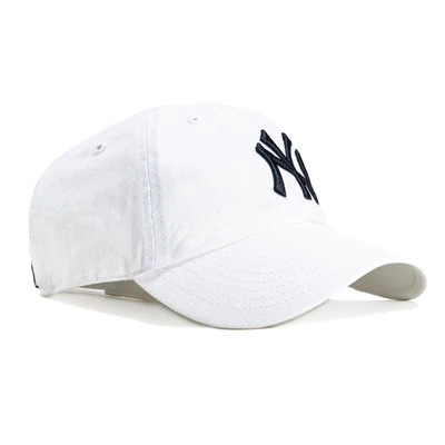 Hat Club 47 Brand New York Yankees Cleanup Adjustable Hat - White, Navy - 47 Brand New York Yankees Cleanup Adjustable Hat - White, Navy | Shop.com