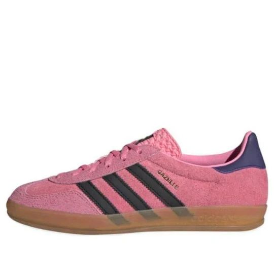 (WMNS) Adidas Gazelle Indoor Shoes 'Bliss Pink Core Black' IE7002 | KICKS CREW