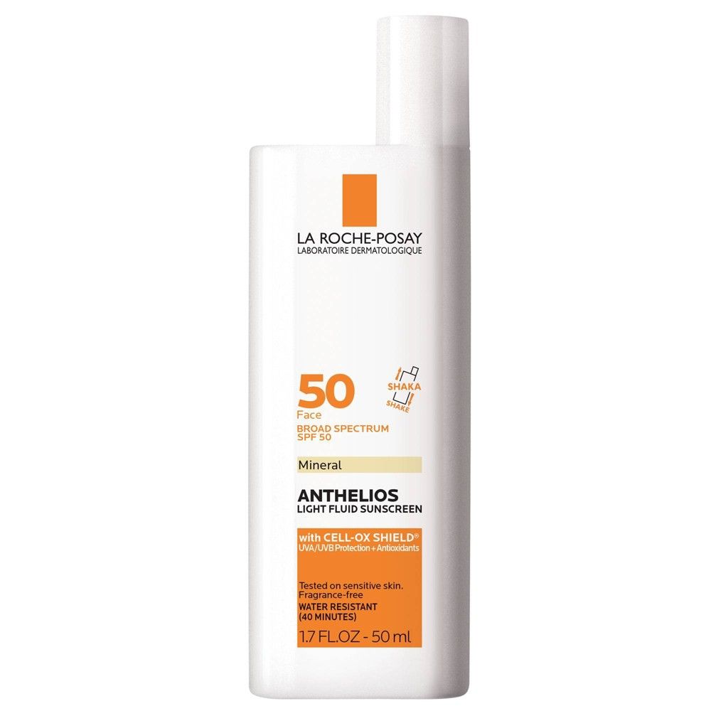 La Roche-Posay Anthelios Ultra-Light Fluid Mineral Face Sunscreen with Zinc Oxide – SPF 50 - 1.7 fl  | Target