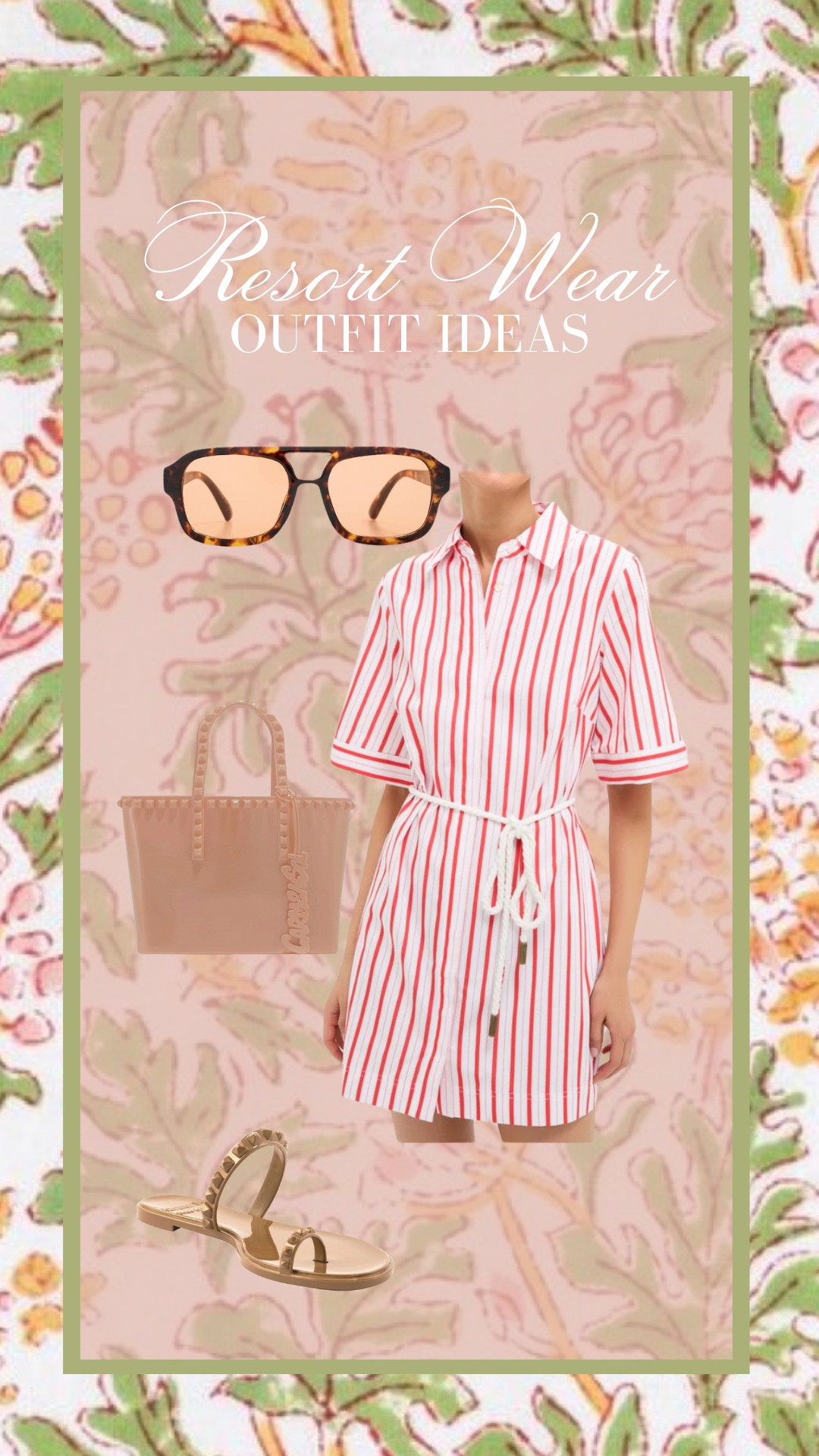 Resort wear outfit idea!

Beach vacation // summer // resort wear
