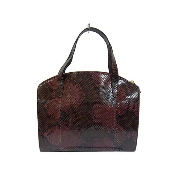 Gucci Python Handbag Wine Red | Poshmark