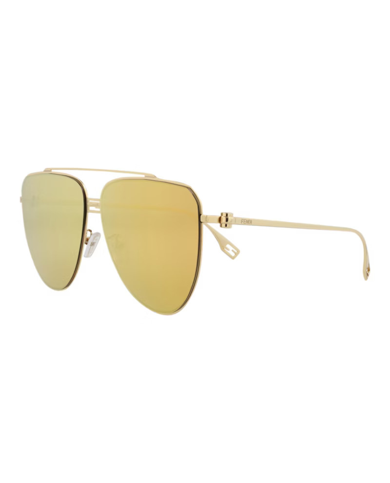 Fendi Aviator Sunglasses Gold Gold Gold (FE40122U-59-30L) | StockX