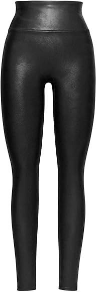 SPANX Faux Leather Leggings for Women Tummy Control | Amazon (US)