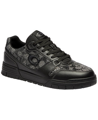 Men's Soho Crystal Signature Jacquard Lace-Up Sneakers | Macy's