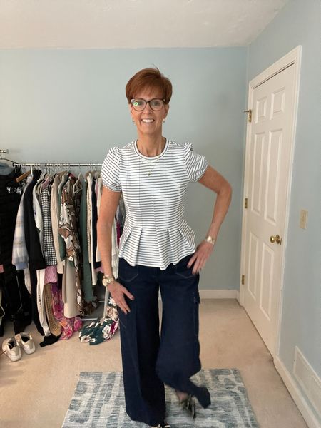 New Anthropologie try on. Love this ponte knit short sleeve peplum top. Paired with dark wash Paige jeans from Nordstrom.

Over 50 fashion, tall fashion, workwear, everyday, timeless, Classic Outfits

Hi I’m Suzanne from A Tall Drink of Style - I am 6’1”. I have a 36” inseam. I wear a medium in most tops, an 8 or a 10 in most bottoms, an 8 in most dresses, and a size 9 shoe. 

fashion for women over 50, tall fashion, smart casual, work outfit, workwear, timeless classic outfits, timeless classic style, classic fashion, jeans, date night outfit, dress, spring outfit

#LTKstyletip #LTKfindsunder100 #LTKover40