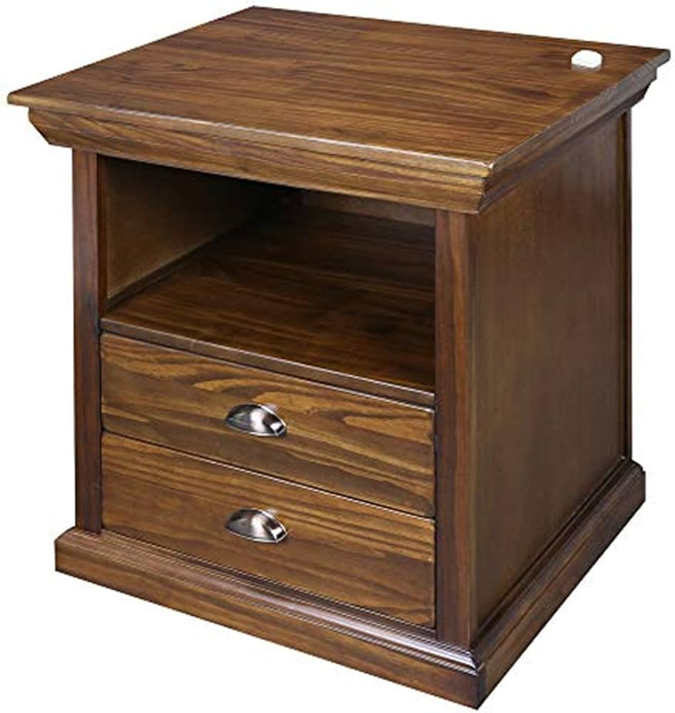 Casual Home Lincoln Nightstand Compartment, Concealment Furniture, Mocha | Amazon (US)
