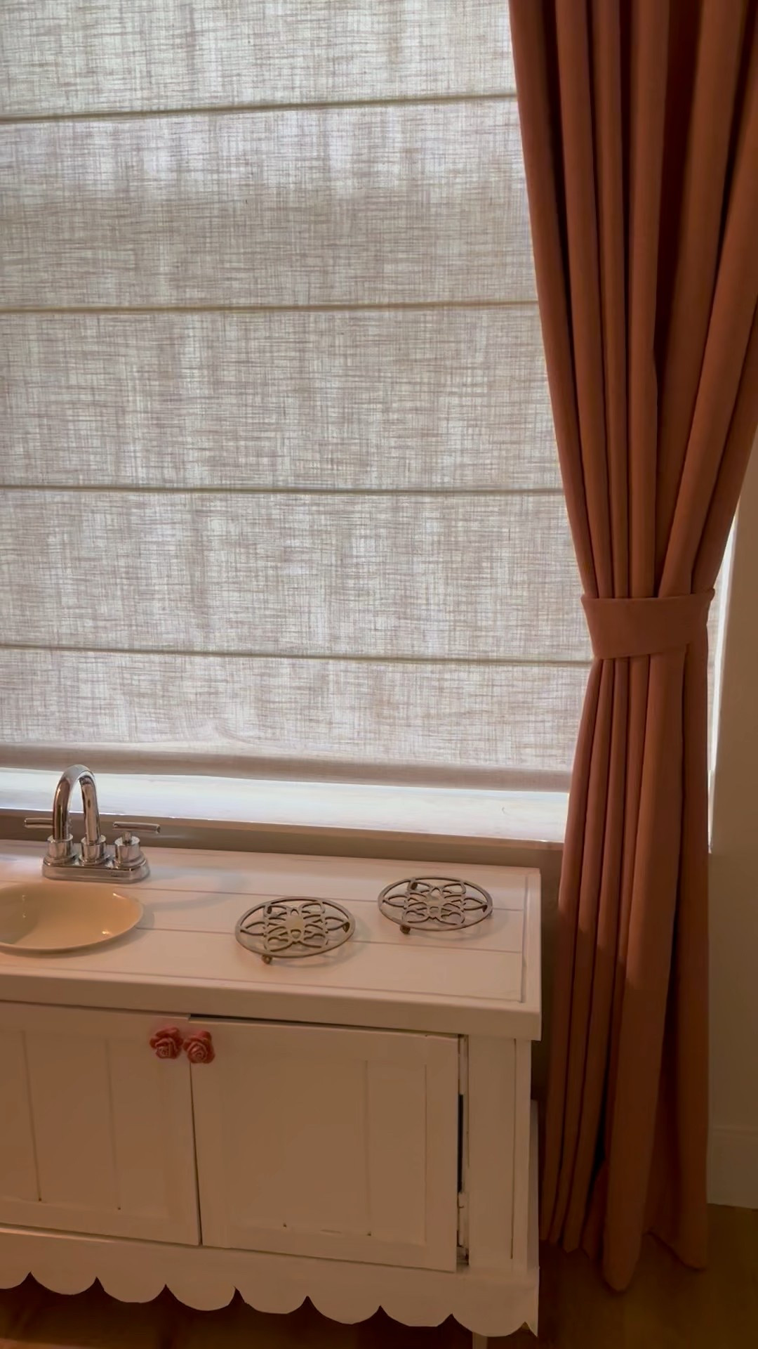 Costume Corner!  I made this little dress up station with scraps from other projects. 
#girlsroom #kids #kidsplay

#LTKHome #LTKFamily #LTKKids