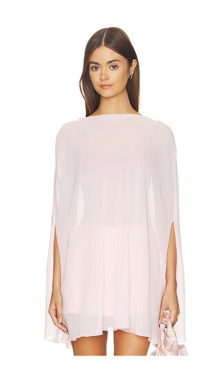 LIONESS Aura Poncho in Pink. - size S | Revolve Clothing (Global)