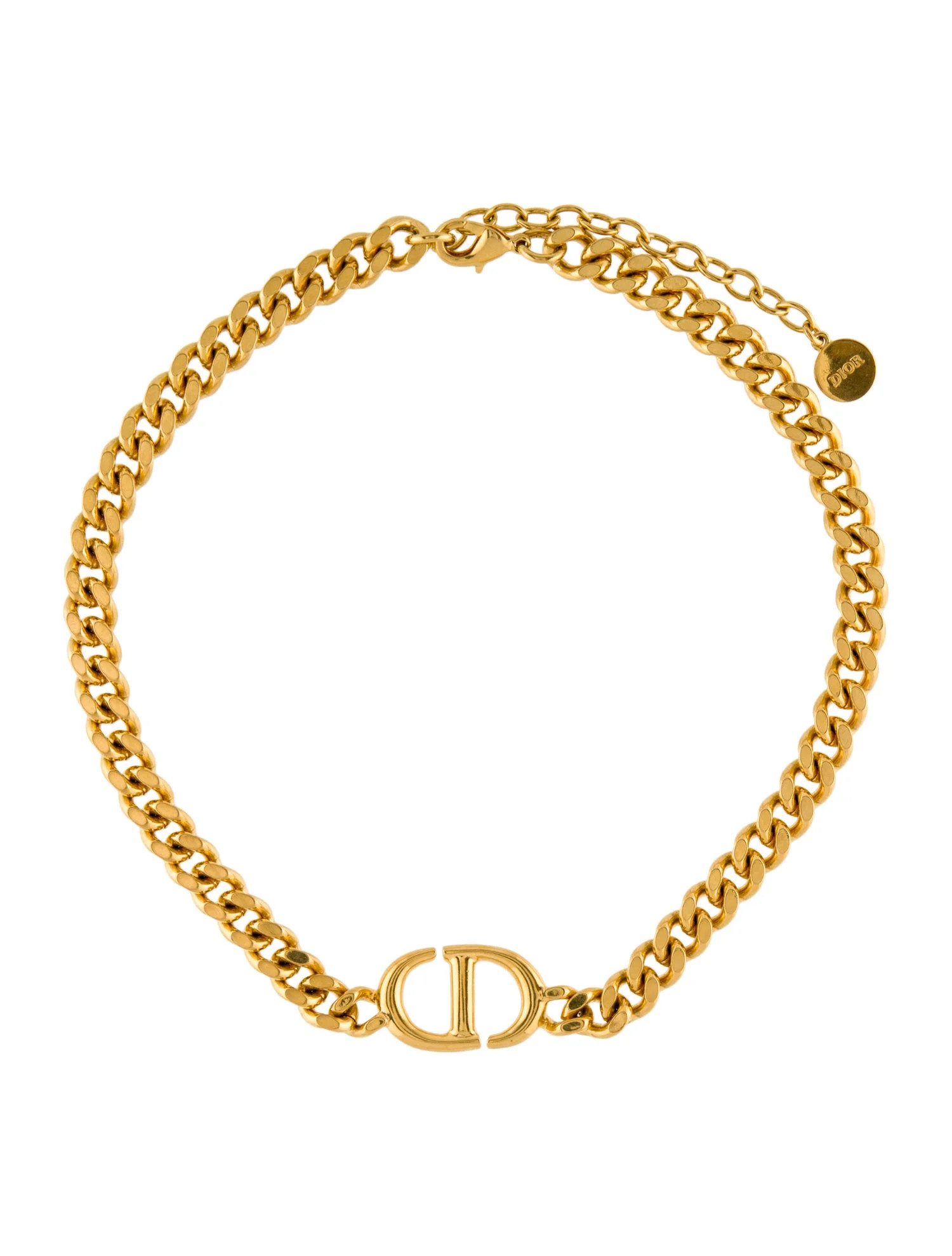 CD Navy Choker | The RealReal