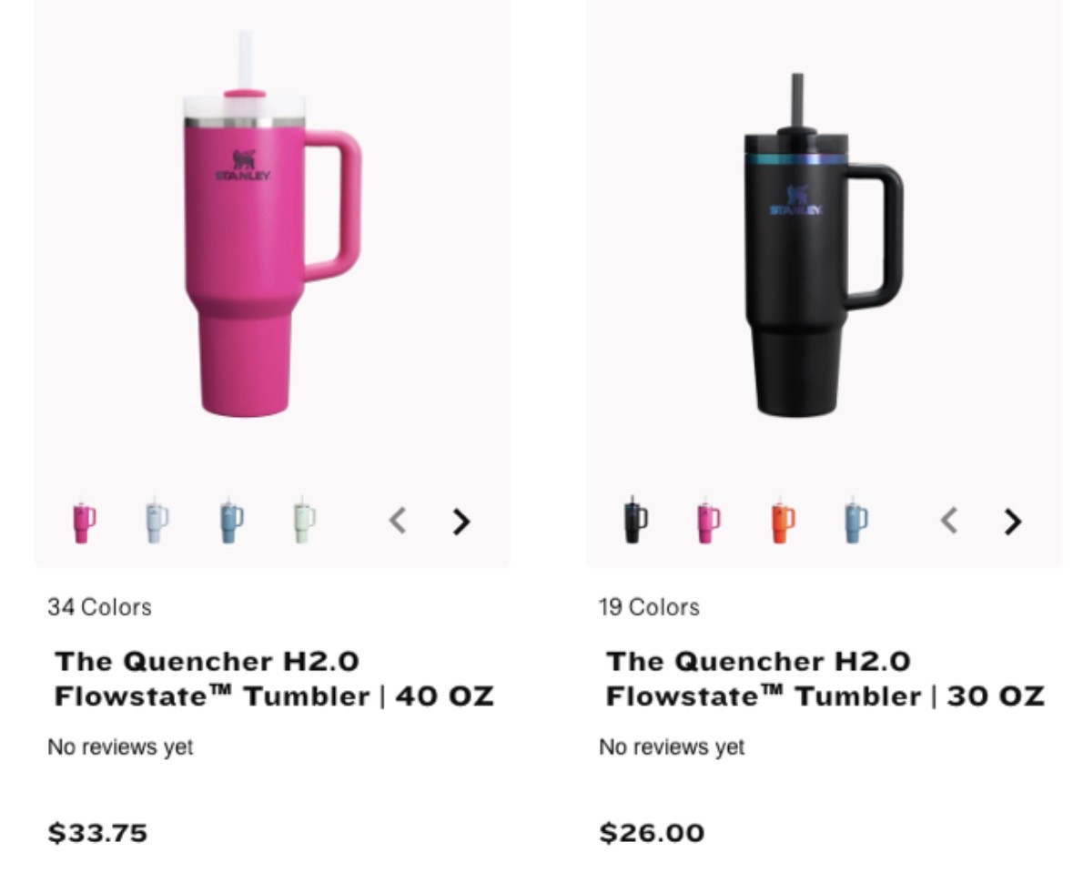 Go Go Go!  Tons of Great Stanley drops!!!  Even the pink one is 25% off!!  Shop Early as this will not last long. 
Treat yourself or stash them away for Easter, Mothers Day or an upcoming Birthday  

#LTKSpringSale #LTKWatchNow #LTKFindsUnder50