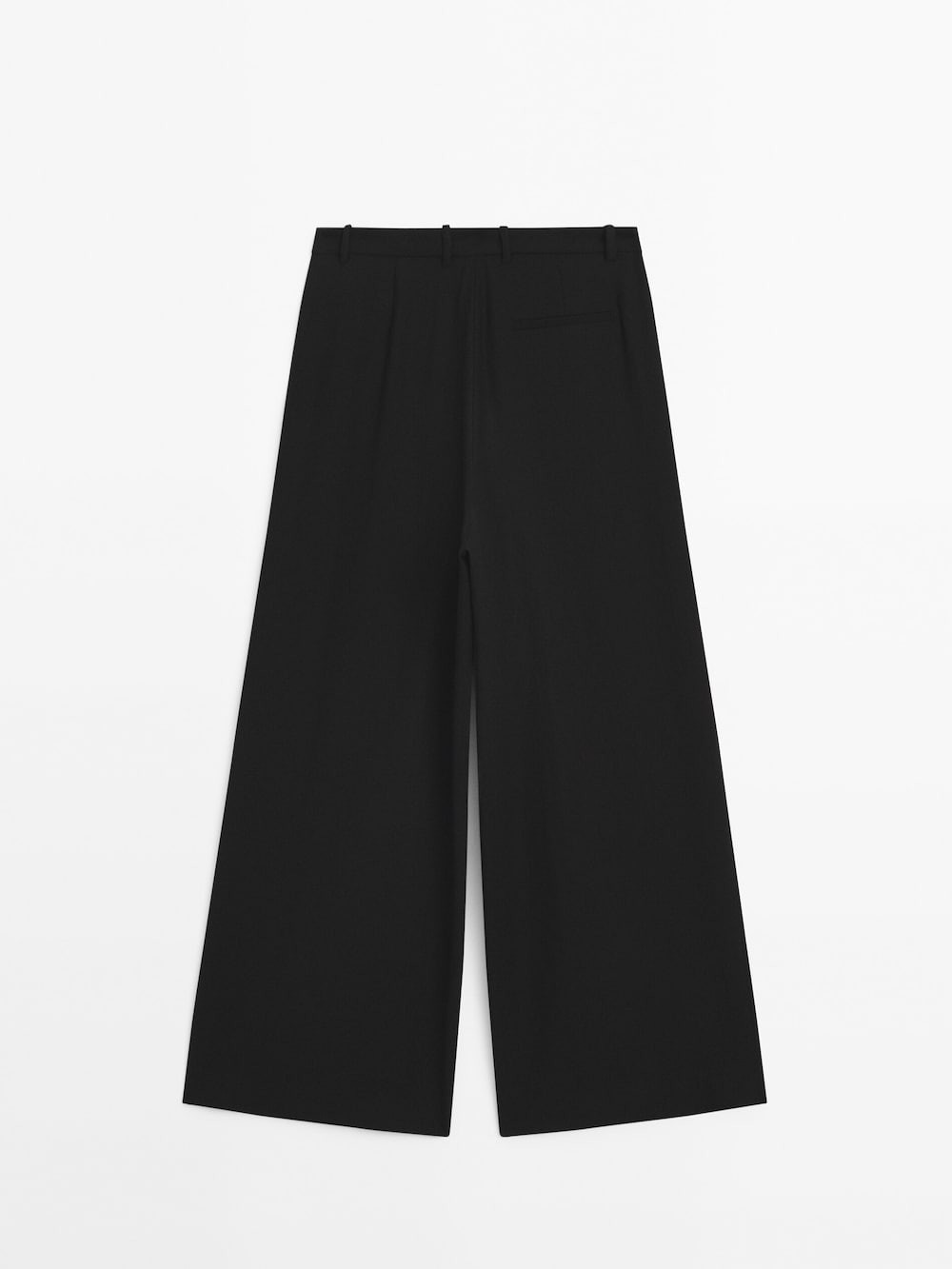 Wide-leg trousers with dart details | Massimo Dutti US