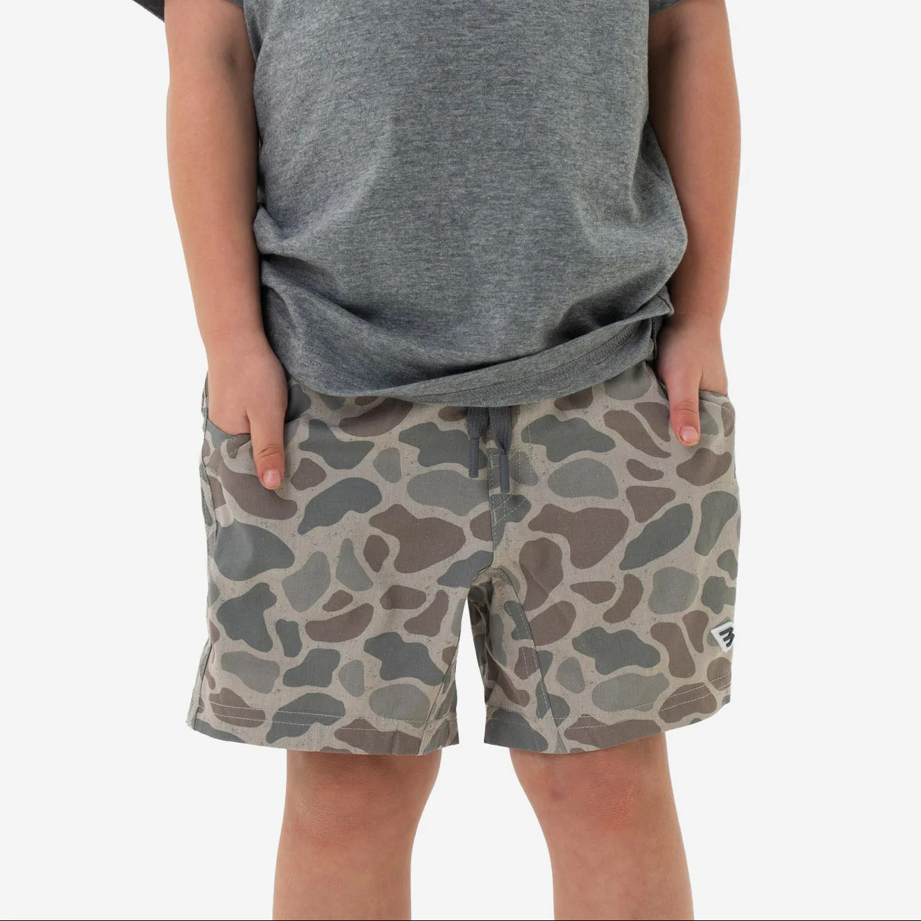 Youth Athletic Short - Classic Deer Camo | BURLEBO