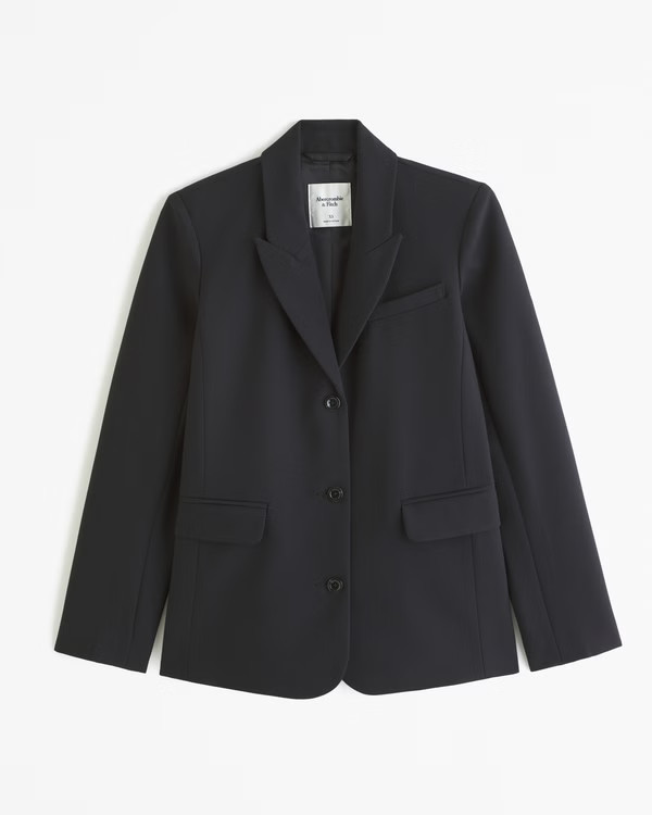 Relaxed Suiting Blazer | Abercrombie & Fitch (US)