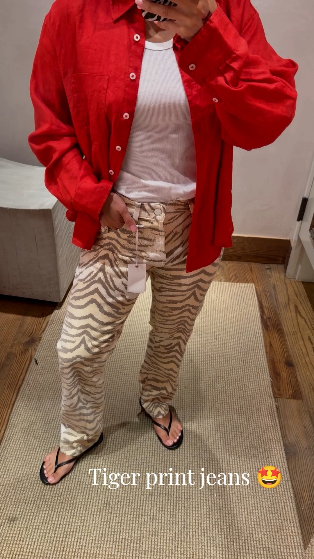 I’m really obsessed with these tiger print jeans! Wearing size 2!

#LTKootd #LTKPetite #LTKgrwm