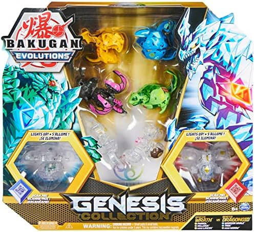 Bakugan Evolutions, Bakugan Genesis Collection Pack, 2 Light Up Bakugan Action Figures, 4 Exclusi... | Amazon (US)