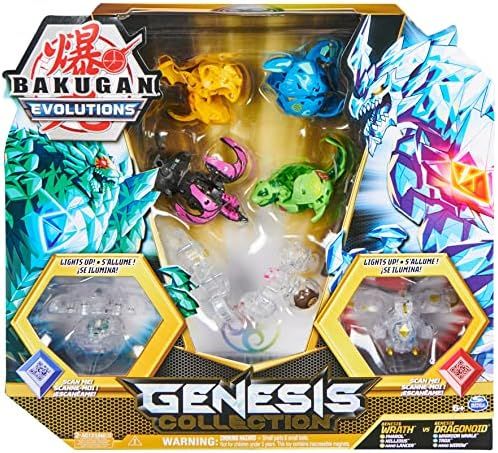 Bakugan Evolutions, Bakugan Genesis Collection Pack, 2 Light Up Bakugan Action Figures, 4 Exclusi... | Amazon (US)