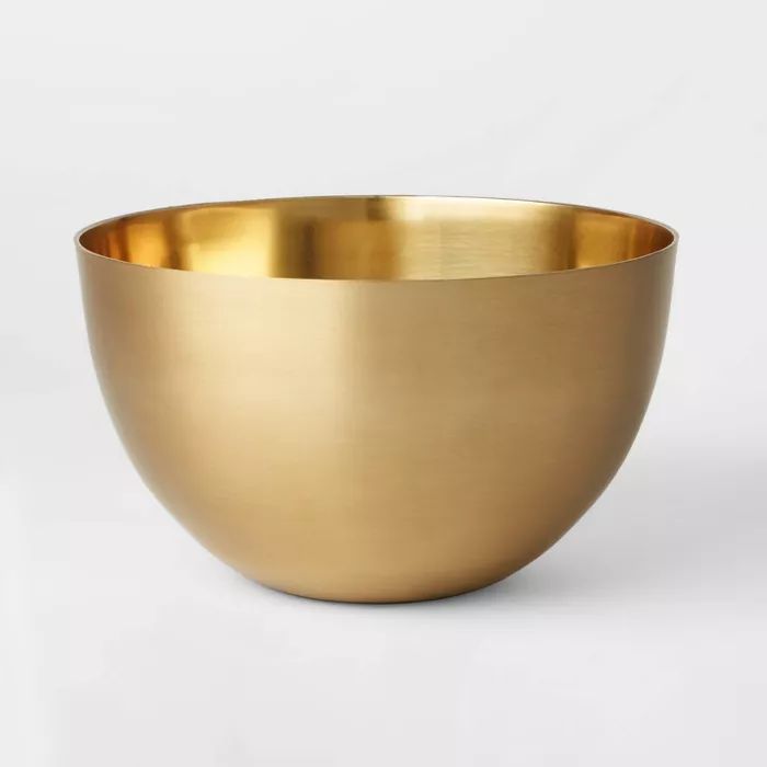 128oz Aluminum Serving Bowl Gold - Project 62™ | Target