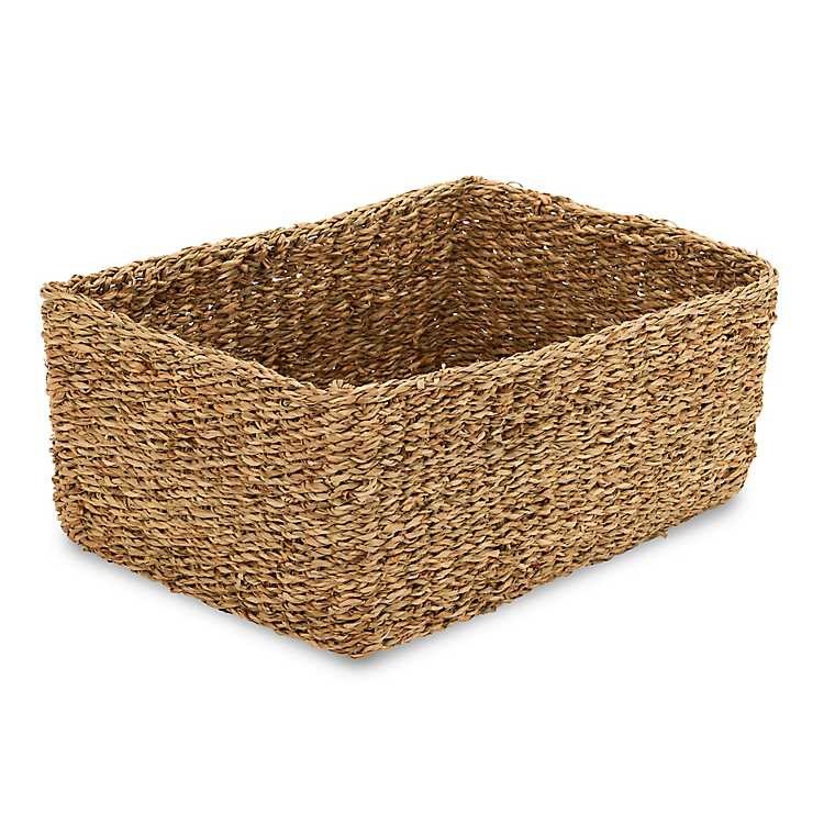 Large Natural Seagrass Basket | Kirklands