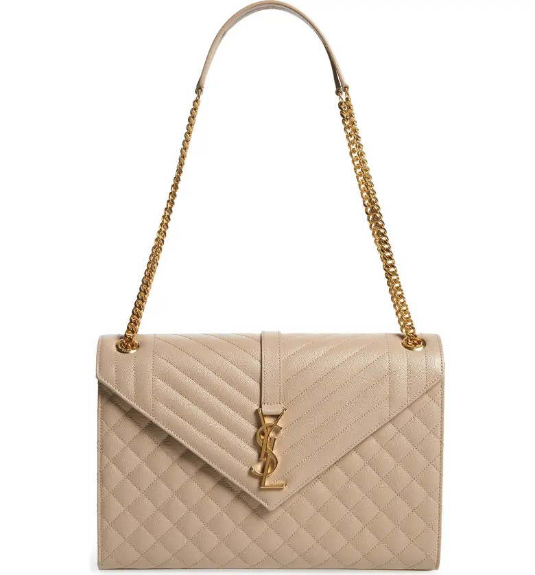 Large Envelope Calfskin Shoulder Bag | Nordstrom