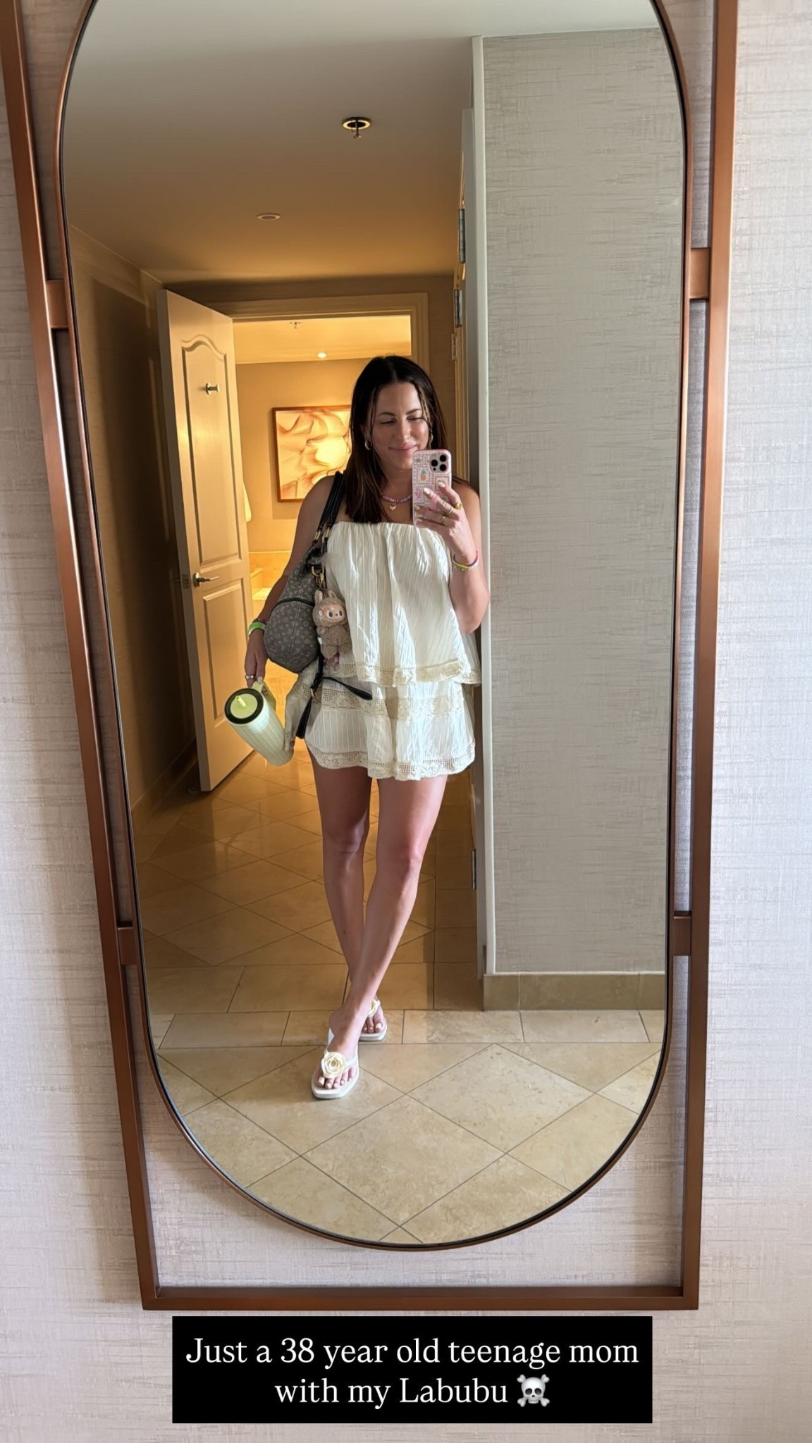 Just a 38 year old teenage mom with my Labubu ☠️