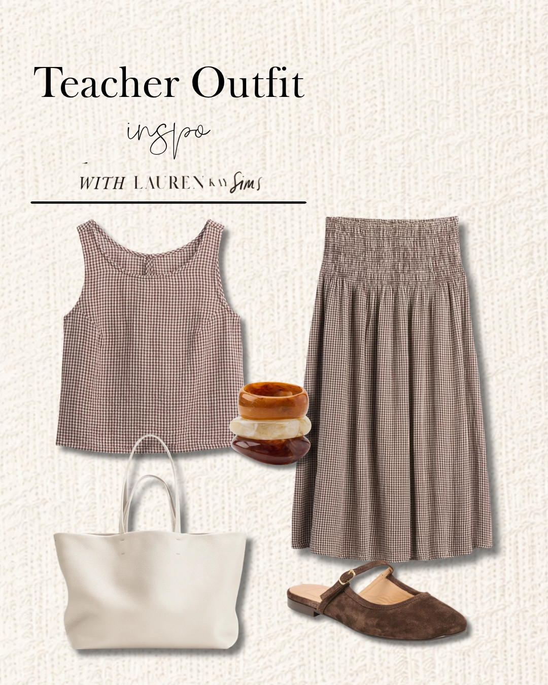 Chic, wearable, and perfect for everyday work style!

A neutral teacher look I’d wear on repeat: an easy matching set, comfortable flats, simple statement bracelets, and a roomy tote that carries it all. 

 #LTKootd #LTKSeasonal #LTKWorkwear