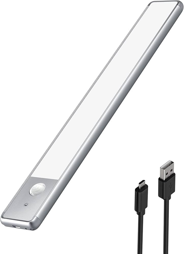 EZVALO 52LED Closet Light,Rechargeable 5000k Night Light Under Cabinet Light Motion Sensor Light ... | Amazon (US)