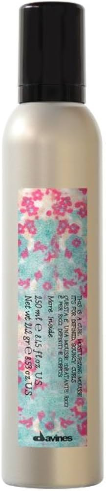 Amazon.com: Davines This Is A Curl Moisturizing Mousse, Volumizing, Paraben Free Formula For Boun... | Amazon (US)