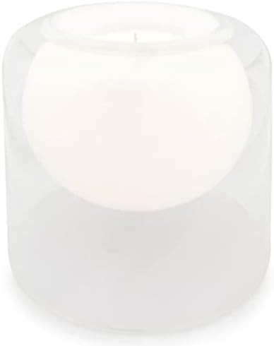 Skeem Design White Luna Candle Floral Jasmine Woodsy Sandalwood & Amber Notes Soy Wax All Natural Oi | Amazon (US)