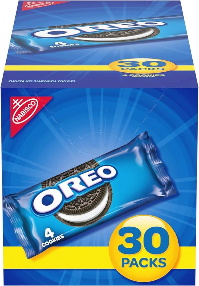OREO Chocolate Sandwich Cookies, 30 - 1.59 oz Snack Packs | Amazon (US)