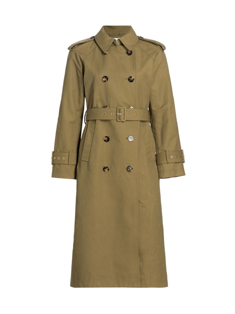 Conneley Dickey Cotton-Blend Trench Coat | Saks Fifth Avenue