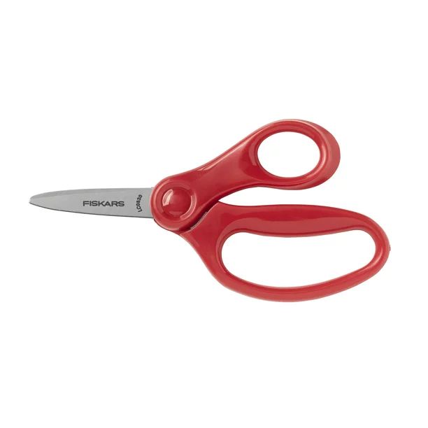 Fiskars Pointed-tip Kids Scissors (5 in.) with Sheath - Red - Walmart.com | Walmart (US)
