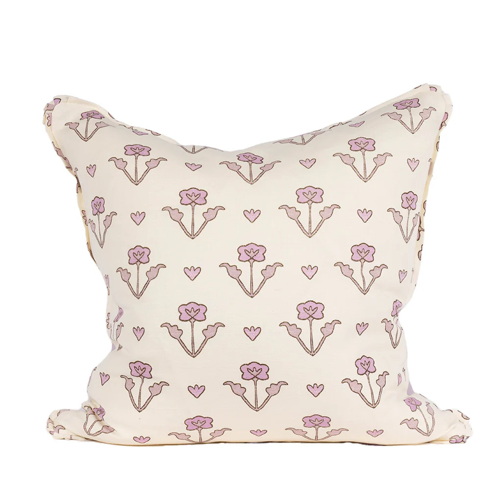Living on Lavender Hill Pillow Cover | Blue Print