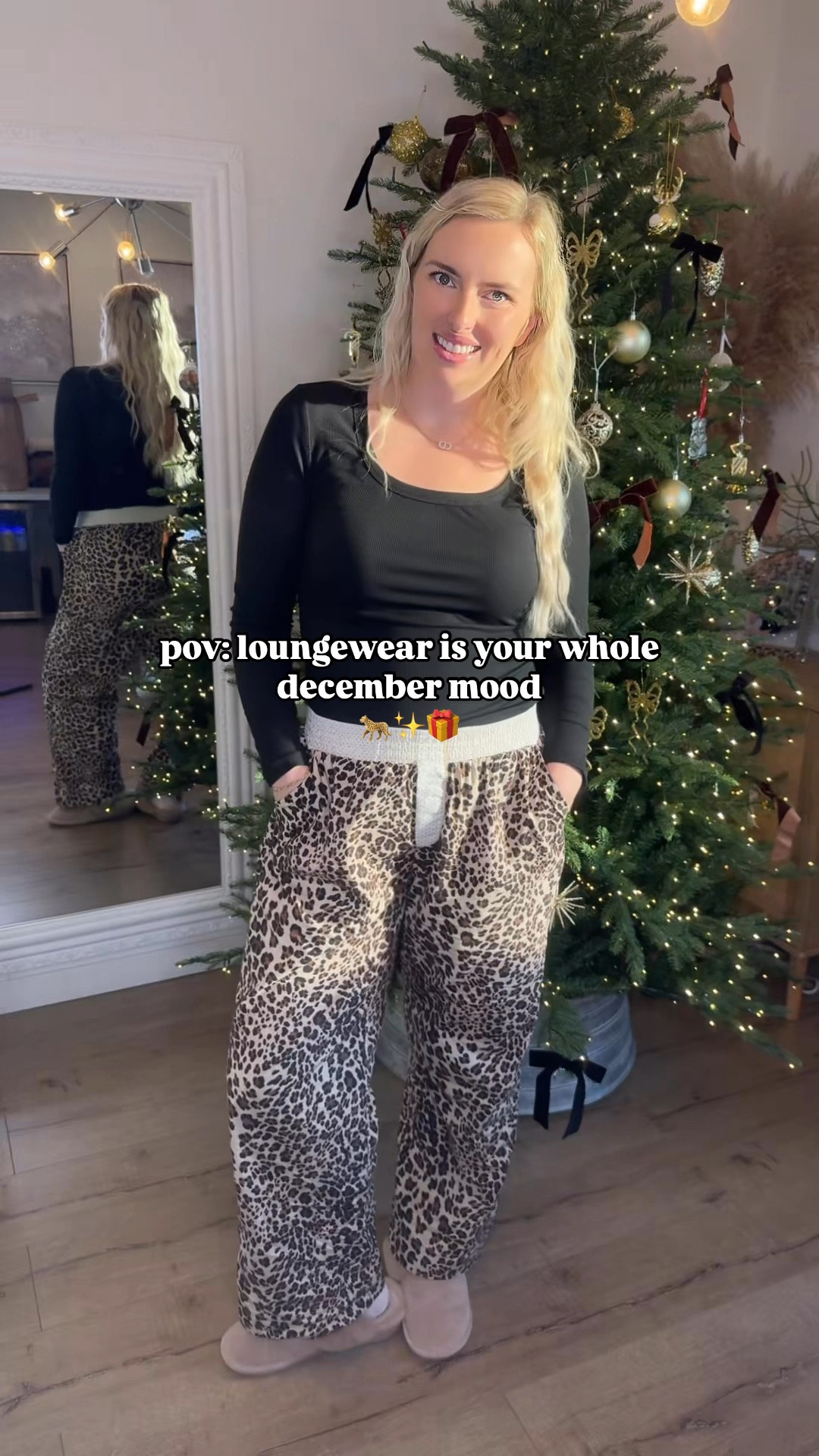 Leopard pjs
Leopard print pants
Loungewear
Casual style

Wearing size medium 



#LTKFindsUnder100 #LTKMidsize #LTKHoliday