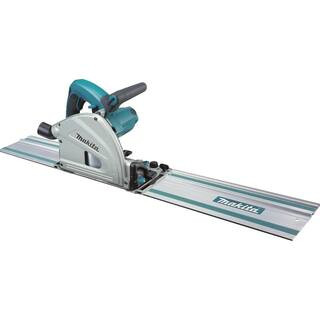 12 Amp 6-1/2 in. Corded Plunge Saw with 55 in. Guide Rail, 48T Carbide Blade and Hard Case | The Home Depot