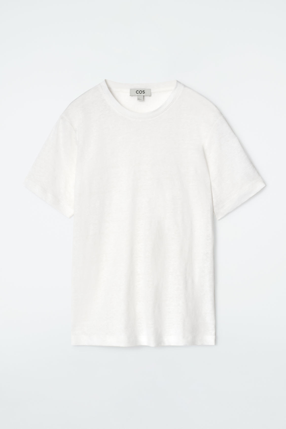 CREW-NECK LINEN T-SHIRT | COS (US)