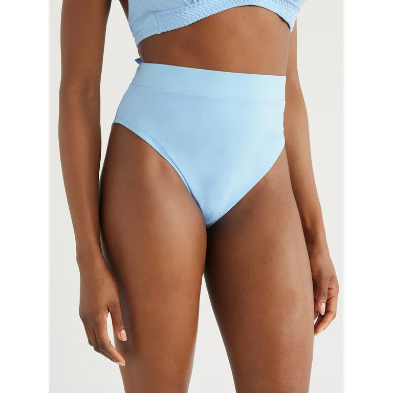 Time and Tru Women's and Women's Plus High-Rise Swim Bottoms, Sizes S-XL | Walmart (US)