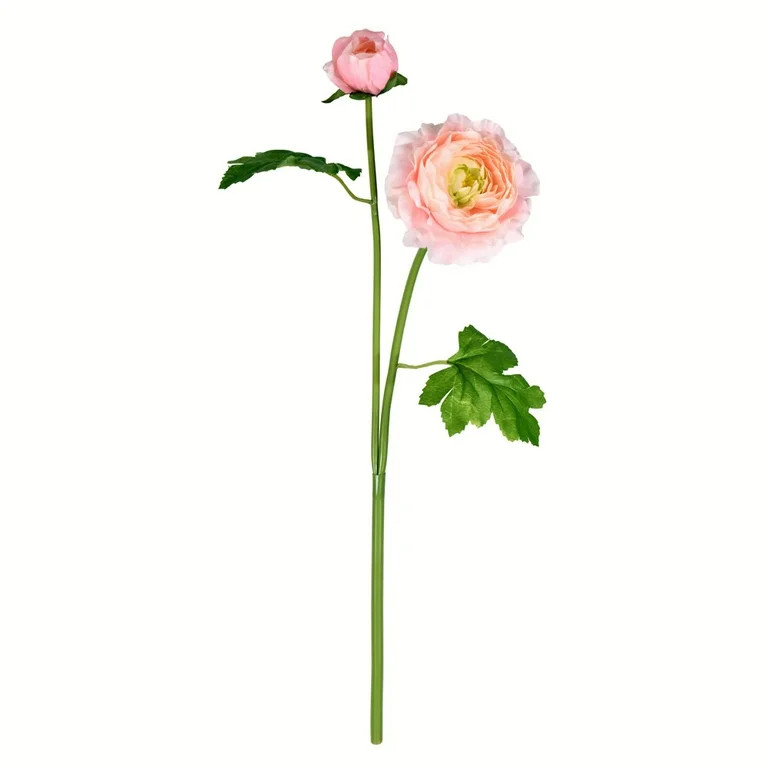 Vickerman 19" Light Pink Ranunculus Stem 6/pk - FA191219 | Walmart (US)