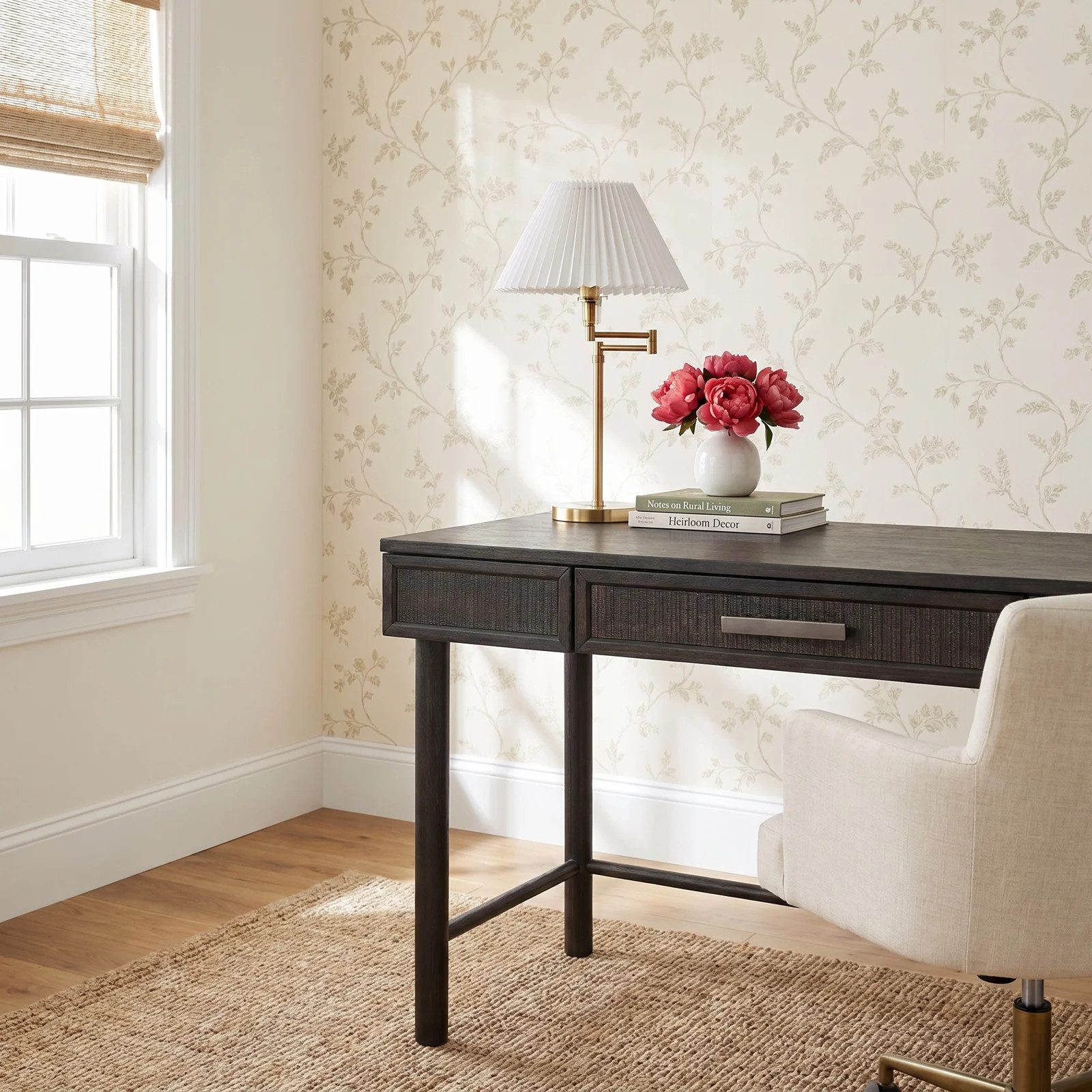 Tura Solid Wood Writing Desk | Birch Lane